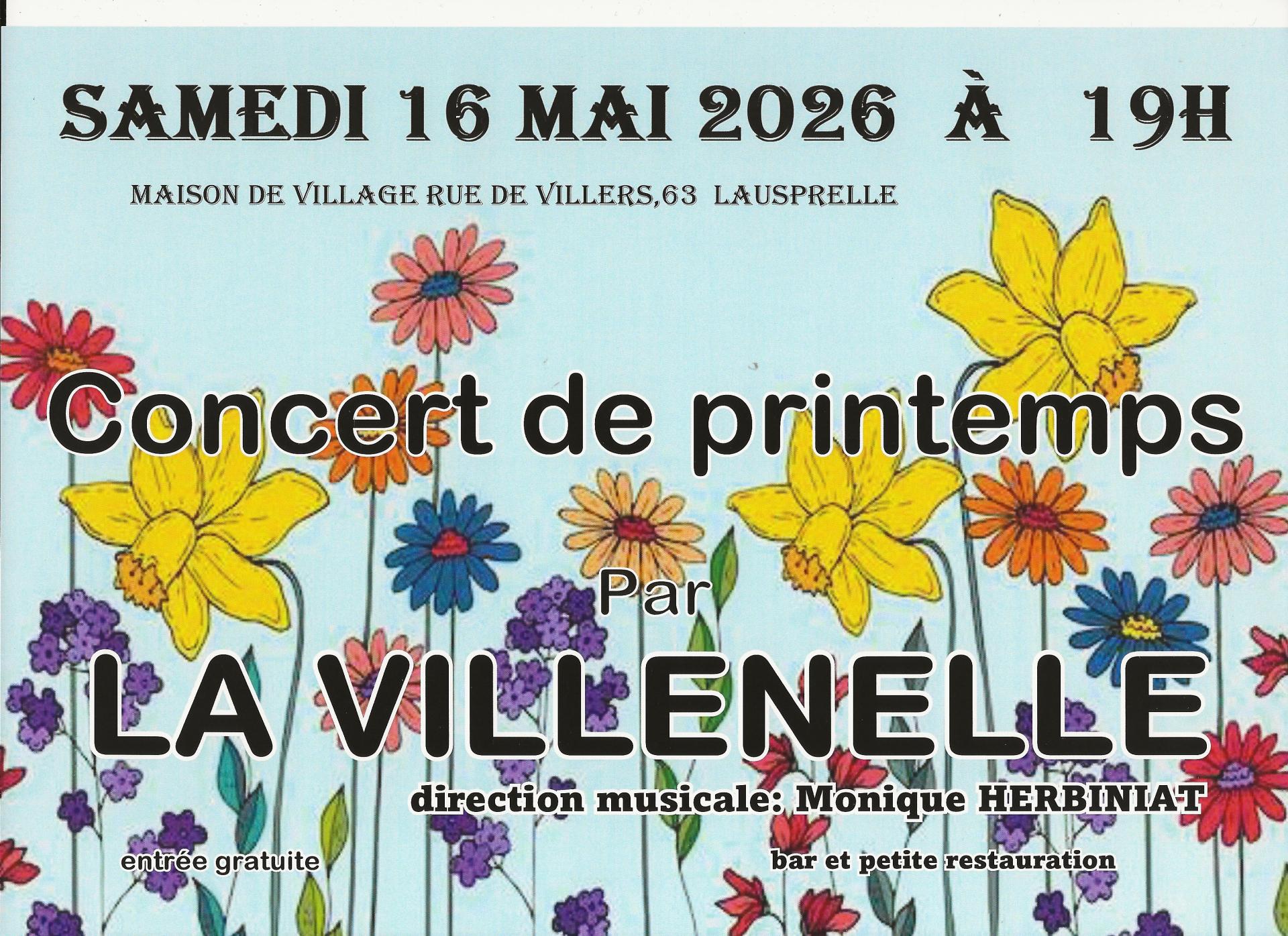 Concerts de printemps
